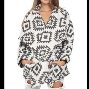 Anthropologie Capulet Chelan Wrap Coat  - Size XS